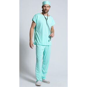NEW Doctor Scrubs Costume Mens SZ XL Halloween Role Play Theatre
